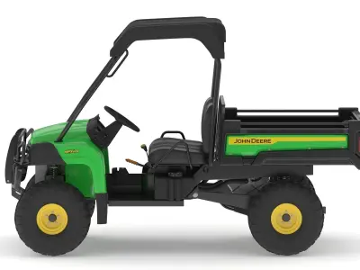 John Deere HPX615E Utility Vehicle 01 3D model