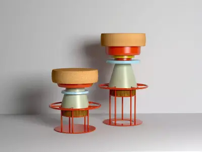 Tembo table lamp designed 3D model