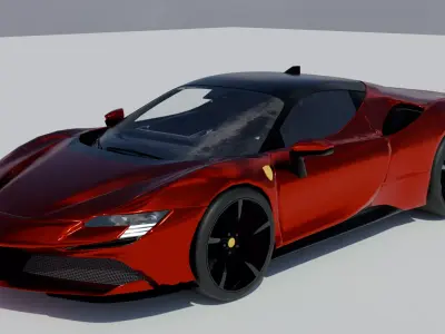 Ferrari SF90 Free 3D model