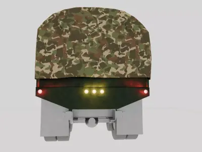 Military Truck 3D Model - High Quality Game Ready Detailed 3D model