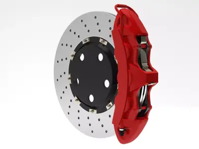Brake system 3D model