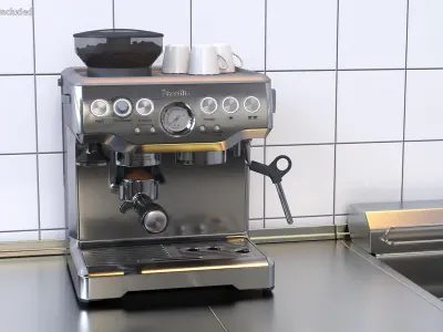 Breville Barista Express Espresso Machine 3D model