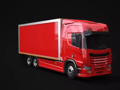 Generic Box Truck 3D model