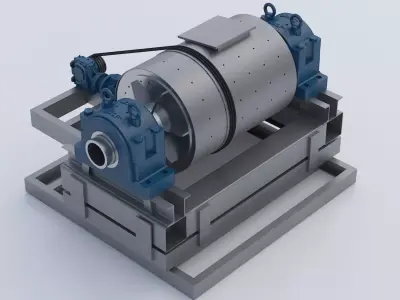 ball mill 3D model