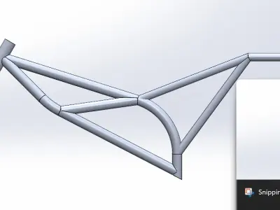 Motorcycle Frame 3D model