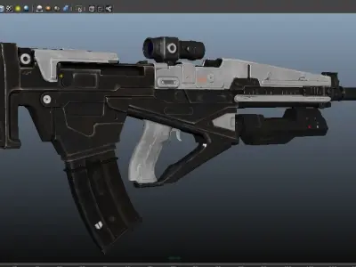 Machine Gun 3D model get