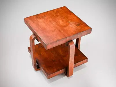 PBR - Vintage Wooden Table - Game Ready Low-poly 3D model