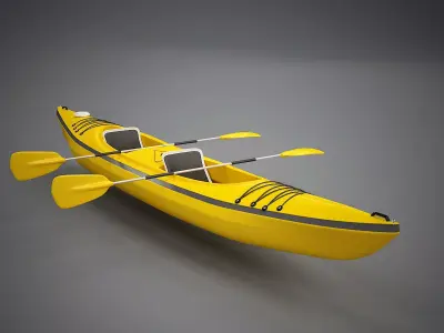 Recreational Kayak II 3D model