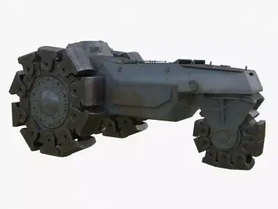 Alkett VsKfz 617 Minenrumer Vray and Mental Ray 3D model