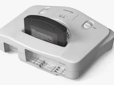  Vintage Console Gaming with Cartridge 