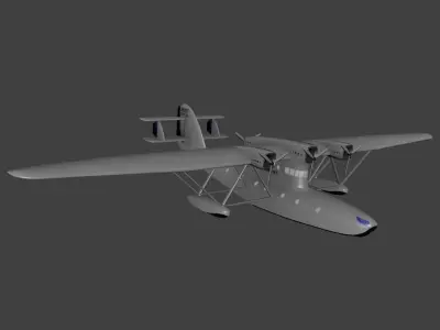 Bleriot 5190 Low-poly 3D model