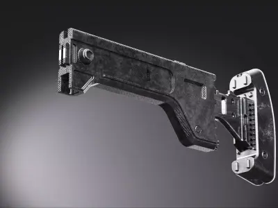 Module tactic stock muzzle  3D model