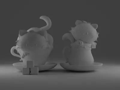 Tea time 2 3D print model