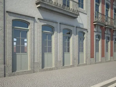 Apartment Building 16 3D model