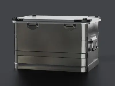 Aluminum Container 003 XS 3D model