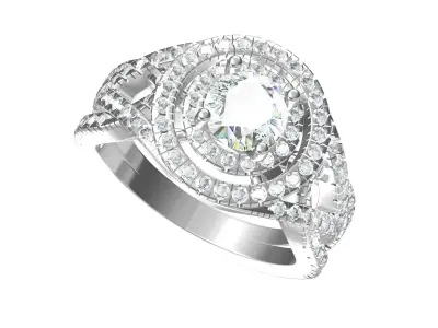 Wedding Ring  3D print model 259
