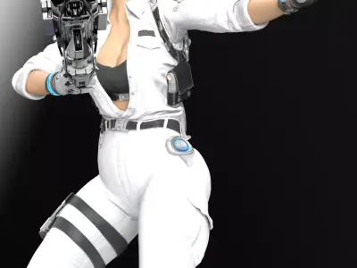 Hailey Tactical Gunner  3D print model