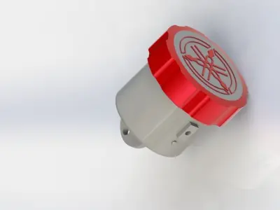 Yamaha R1 Reservoir cap Free 3D model