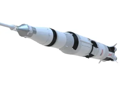 Saturn V 3D model