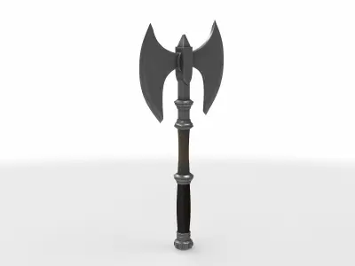 battle axe 04 3D model