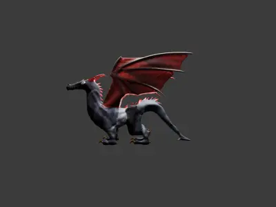 Dragon 3D model 2