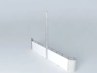 Hindenburg railing Free 3D model