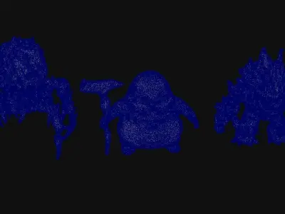 Creature Monsters 3D model order