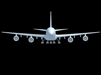 Detailed Model of Boeing 747 3D model