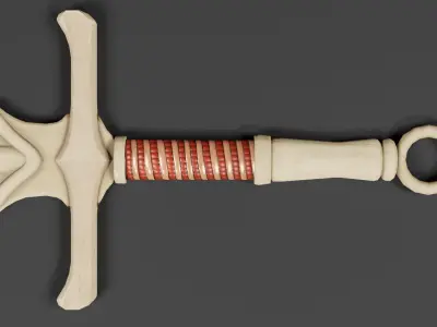 Sword-06 Low-poly 3D model