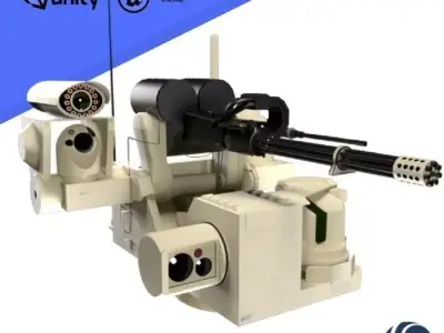 USMC MARINE AUTO TURRET 3D model