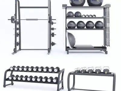 GYM GALLERY 3D model