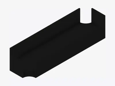 Furniture - Contemporary - Bond - Tray Small Low-poly 3D model