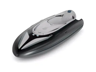 Inflatable Dinghy 3D model 2