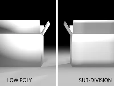 Cardboard Box - Rectangular Medium 3D model