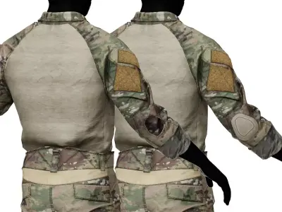 CRYE PRECISION COMBAT UNIFORM G2 Low-poly 3D model