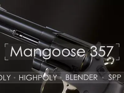 Mangoose 357 Free low-poly 3D model