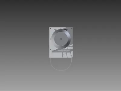 14meter Boiler Chimney Free 3D model