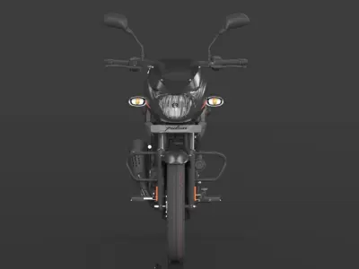 Bajaj Pulsar 125 Neon Disc Bike Low-poly 3D model