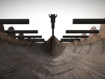 Viking Boat 1 - Spirit of the Air Dragon 3D model