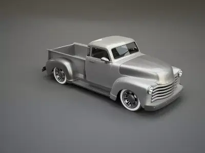 Chevrolet 1951 Custom Pickup 3D model
