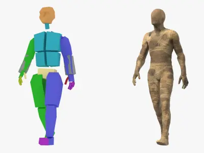 Mummy Rigged 3D model
