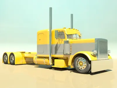 Custom Semi Truck 3D model