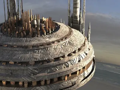 Space station advanced  3D model