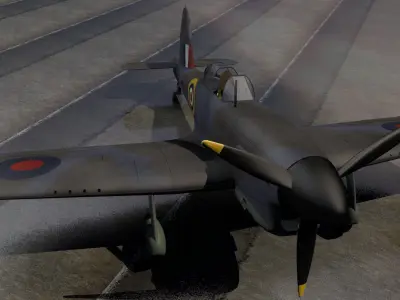 Miles M-20 3D model