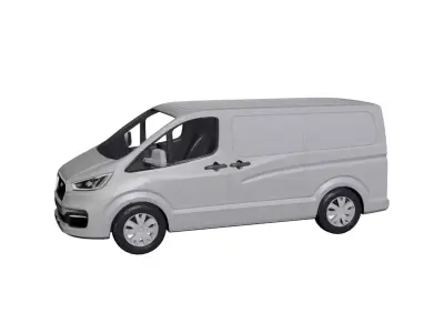 Generic Delivery Van 3D Model Cargo Distribution Vehicle 03 3D model