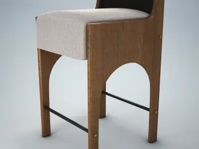 Arc Stool  3D model