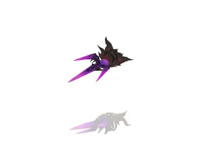 Dragon Claws Battle-Gloves Low-poly 3D model