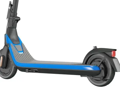 Segway Ninebot C2 PRO E Black Blue 3D model