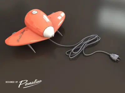 Digital Vintage Clock-Radio DreamLiner II - 3d model 3D model