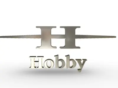 hobby logo 3D model